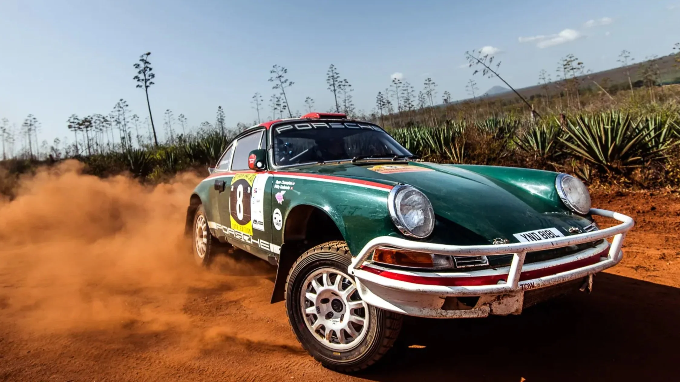 Hosting the start of the East African Safari Classic Rally